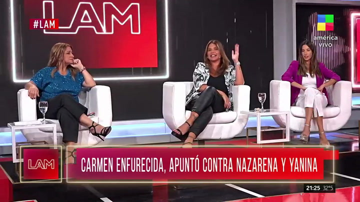 Marcela Feudale y Yanina Latorre le repsondieron a Carmen Barbieri