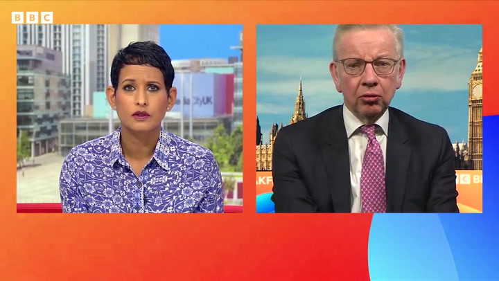 Michael Gove repeatedly refuses to say whether Frank Hester's comments were extremist