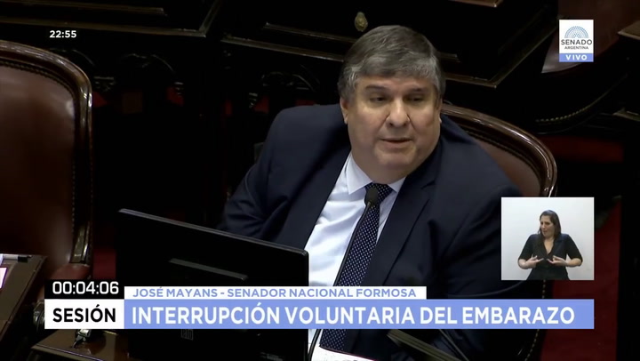 José Mayans 'Acá nadie quiere decir cuánto sale esto' - Fuente: Senado Argentina