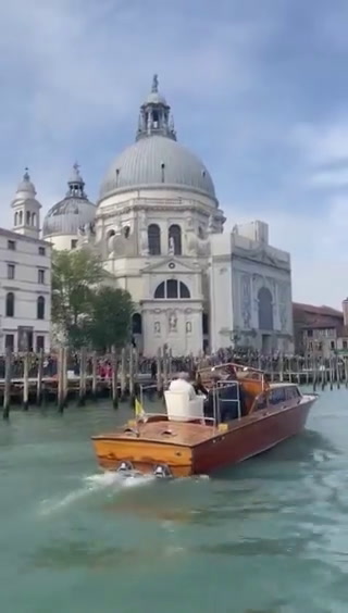 La llegada del papa Francisco a Venecia