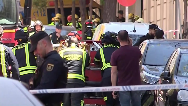Madrid explosion kills two people and injures 18