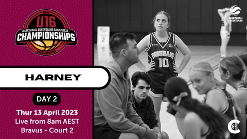 13 April - Basketball QLD Girls State Championships - Bravus Court 2 - Day 2 - Live from 8 AM