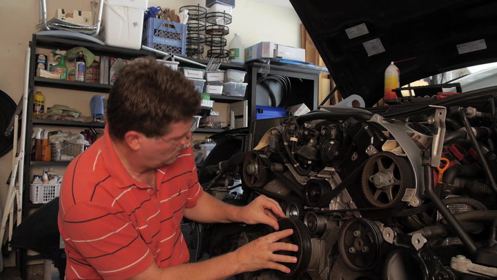 Changing Timing Belt on Audi A8- The American Garage