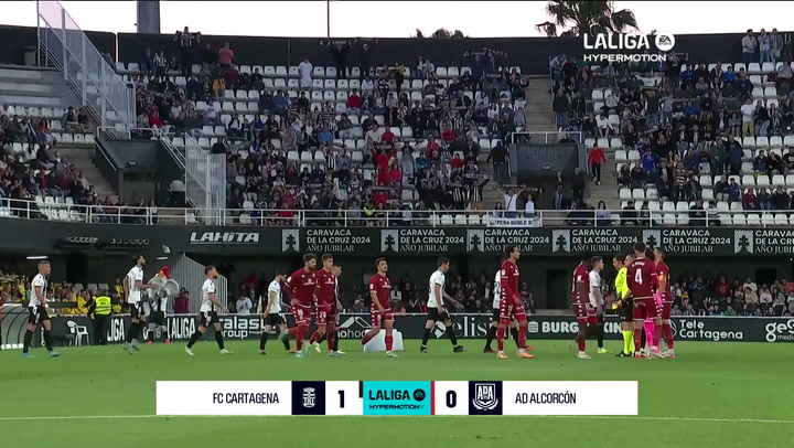 Cartagena 1-0 Alcorcn: resumen y goles | LaLiga Hypermotion (J38)