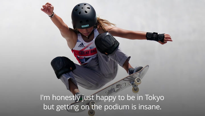 ‘It’s insane’: Sky Brown delights in becoming Team GB’s youngest Olympic medallist