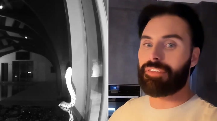 Rylan Clark terrified as snake invades his Essex home as he claims ‘I don’t feel safe’