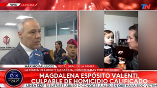 Crimen Lucio Dupuy. Fiscal General de La Pampa, tras conocerse el veredicto: "La sensación es positiva"