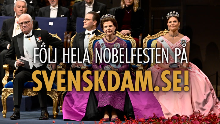 Första bilderna på Victoria, Sofia & Silvia på Nobel – se bilderna här!