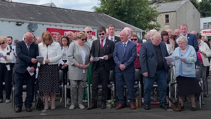 Families' of Claudy bombing victims attend memorial service 50 years after attack