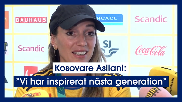 Kosovare Asllani: ”Vi har inspirerat nästa generation”