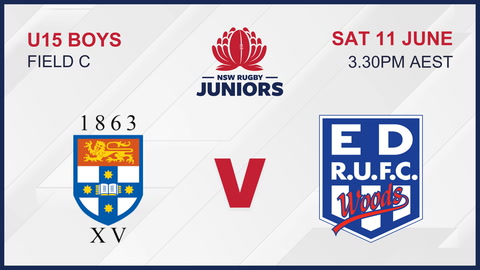 11 June - U15b Field C - Sydney Uni Easts V Eastwood