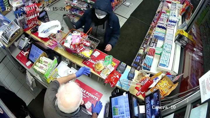 Jury shown CCTV of Constance Marten allegedly buying snacks at a Texaco petrol station