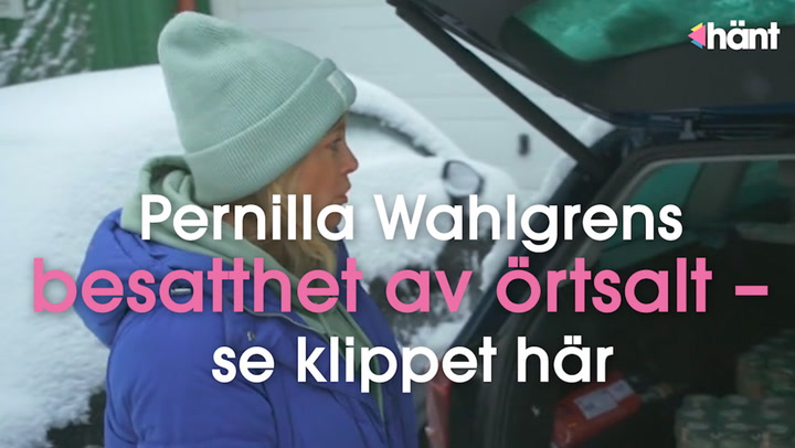 Pernilla Wahlgrens besatthet av örtsalt – se klippet här