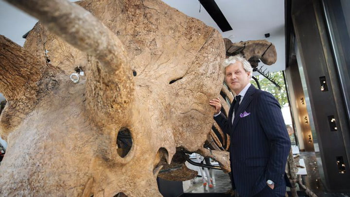 Big John, the biggest triceratops ever found, goes on display in Paris