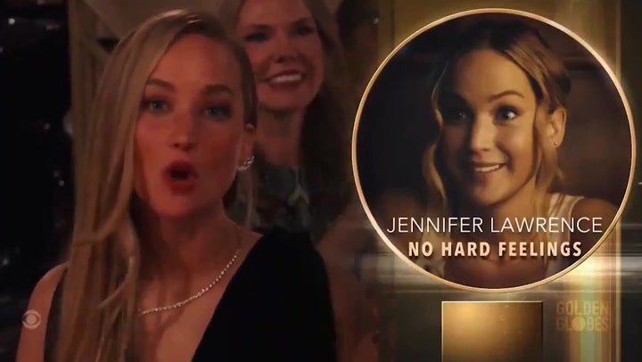 'If I don’t win, I’m leaving': Jennifer Lawrence mouths to camera during Golden Globes