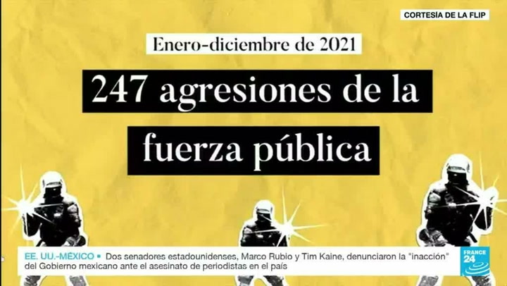 Las agresiones contra periodistas en Colombian van en aumento