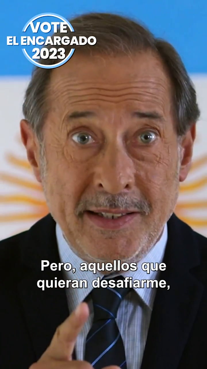 Guillermo Francella hizo un spot presidencial para El encargado (IG @starplusla)