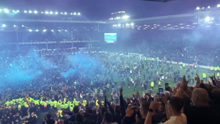 La invasión de campo del Everton