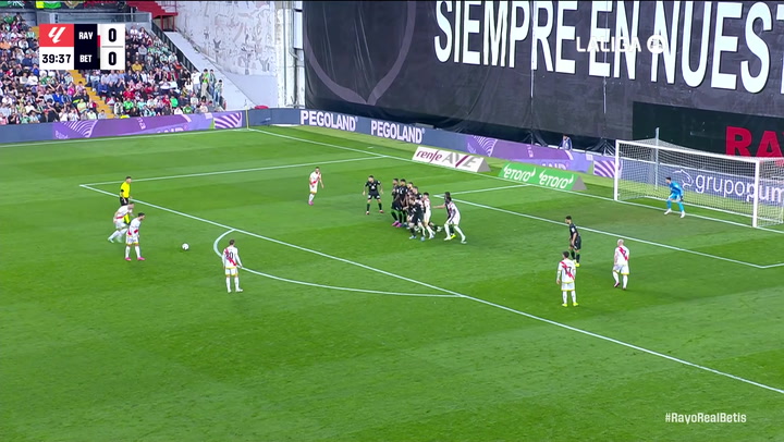 Gol de Lejeune (1-0) en el Rayo Vallecano 2-0 Betis