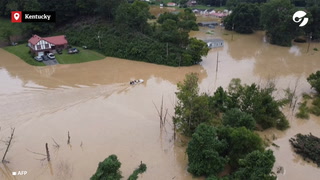 Kentucky: devastadoras imágenes de la inundación que dejó al menos diez muertos