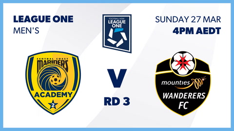 27 March - FNSW NPL One Mens - Central Coast Mariners FC v Mounties Wanderers FC