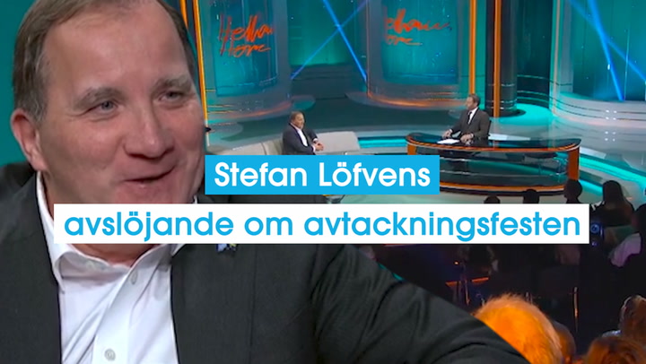 Stefan Löfvens avslöjande om avtackningsfesten: "Tar den på egen nota"