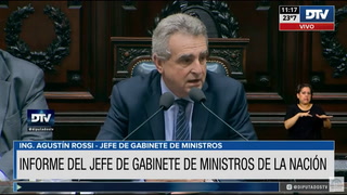 Agustín Rossi en Diputados: “En la Argentina hoy conviven cuatro crisis: la pandemia, la guerra, la sequía y el endeudamiento con el FMI”