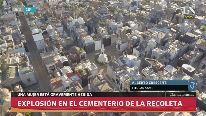 Explosión en el cementerio de Recoleta: Habla el titular del SAME