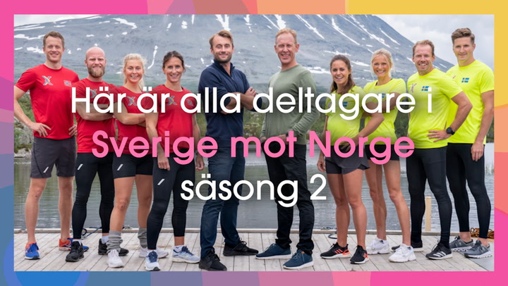 Alla deltagare i säsong 2 av "Sverige möter Norge"