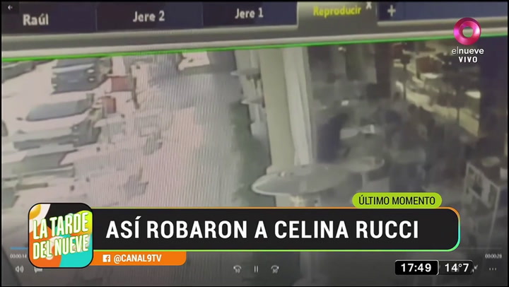 El robo a Celina Rucci en Palermo