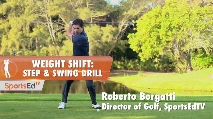 Weight Shift: Step ‘n Swing Drill