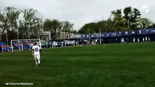 El primer gol de Benjamín Agüero en las inferiores de Tigre