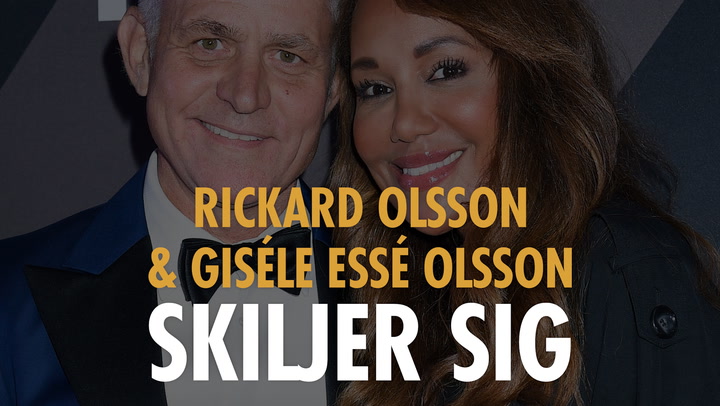 Rickard Olsson och Giséle Essé Olsson skiljer sig efter två år som gifta