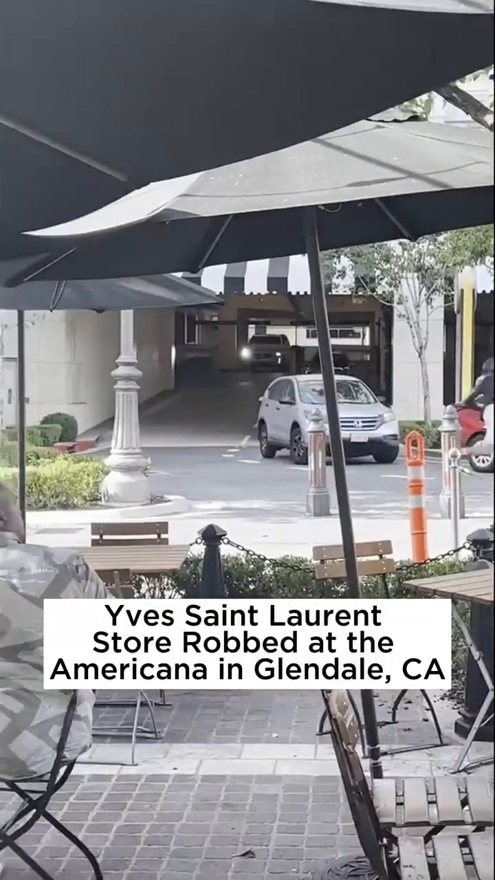 Así fue el robo de Yves Saint Laurent en Los Ángeles