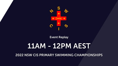 3 May - NSWCIS Secondary Swimming Champs - 11am - 12pm