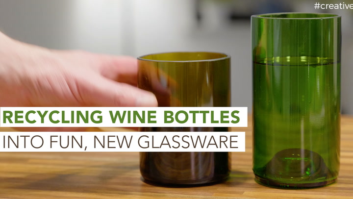 How to Upcycle Used Wine Bottles into Unique Glassware