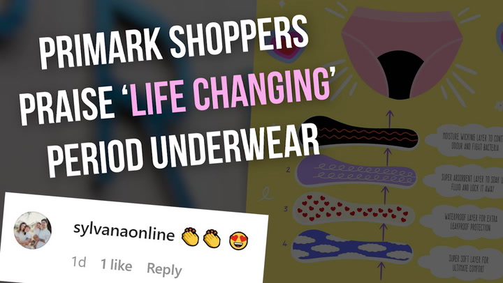 Primark shoppers divided over new reusable period underwear