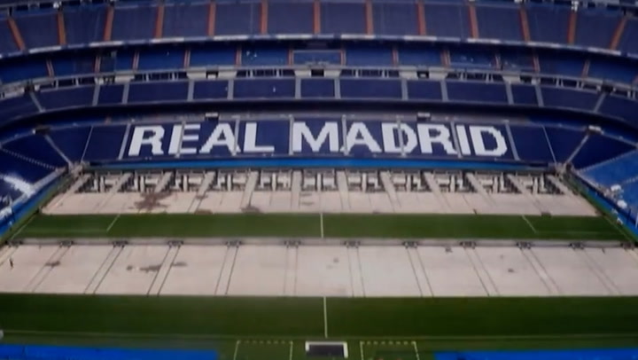 Impressive timelapse shows pitch being stored underground at Real Madrid's new Bernabeu