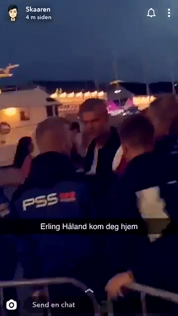 Echaron a Erling Haaland de un boliche en Noruega - Fuente: Twitter