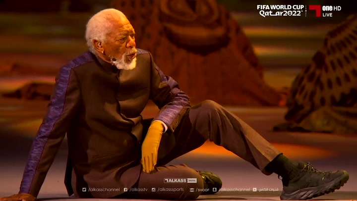 Morgan Freeman performs at World Cup 2022 opening ceremony in Qatar Sport Independent TV