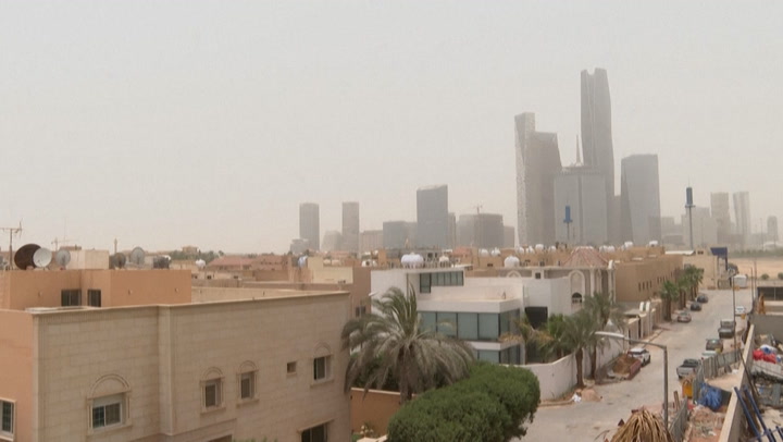 Saudi Arabia’s capital covered by second sandstorm in a week