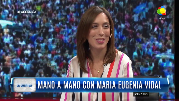 María Eugenia Vidal: 'Fue una marcha conmovedora'