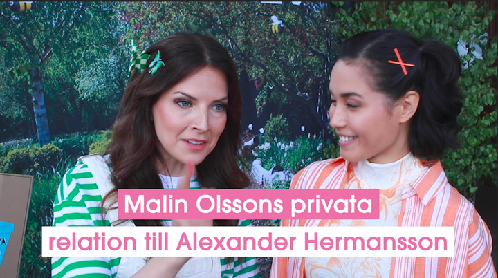 Malin Olssons privata relation till Alexander Hermansson