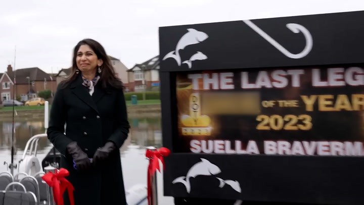 Suella Braverman awarded 'D*** Of The Year' in The Last Leg prank