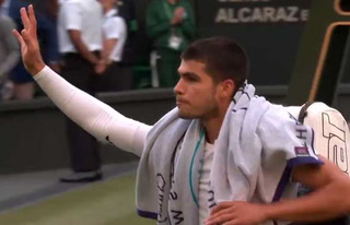 Alcaraz se fue ovacionado de Wimbledon