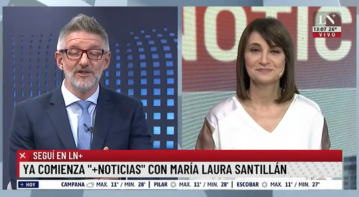 Luis Novaresio y María Laura Santillán opinaron del nuevo look de Urtubey: 'Parece Dorian Grey'