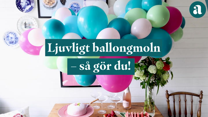Shoppingvideos – Så skapar du ett ballongmoln hemma