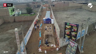 Obreros encontraron accidentalmente ocho tumbas prehispánicas en Perú