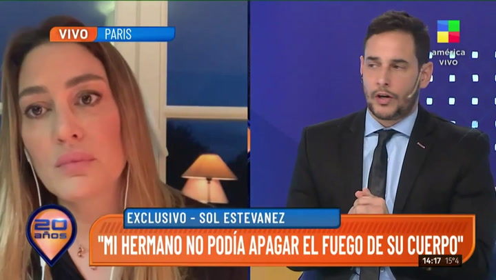 Sol Estevanez, sobre Juan Darthés - Fuente: América TV