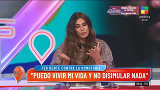 Flor de la Ve se largó a llorar al responder a los dichos homofóbicos del escritor Nicolás Márquez.